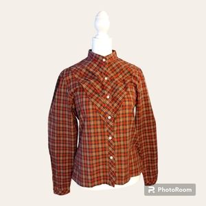 Vintage Plaid Button Up Shirt by Dig It Size Medium